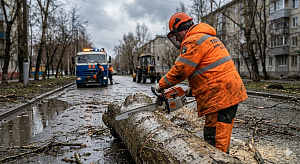 Тюменские городские службы переведены на непрерывный режим работы для ликвидации последствий шторма