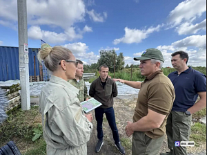 Александр Моор проверил паводковую обстановку в Тюменском округе